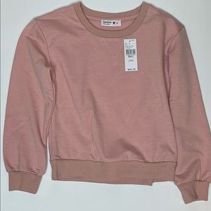 Girls crop sweatshirt